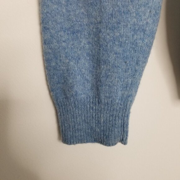 Springfield Mens XL Preppy Marbled 100% Lambswool Crewneck Sweater PulloverWarm - Picture 4 of 11